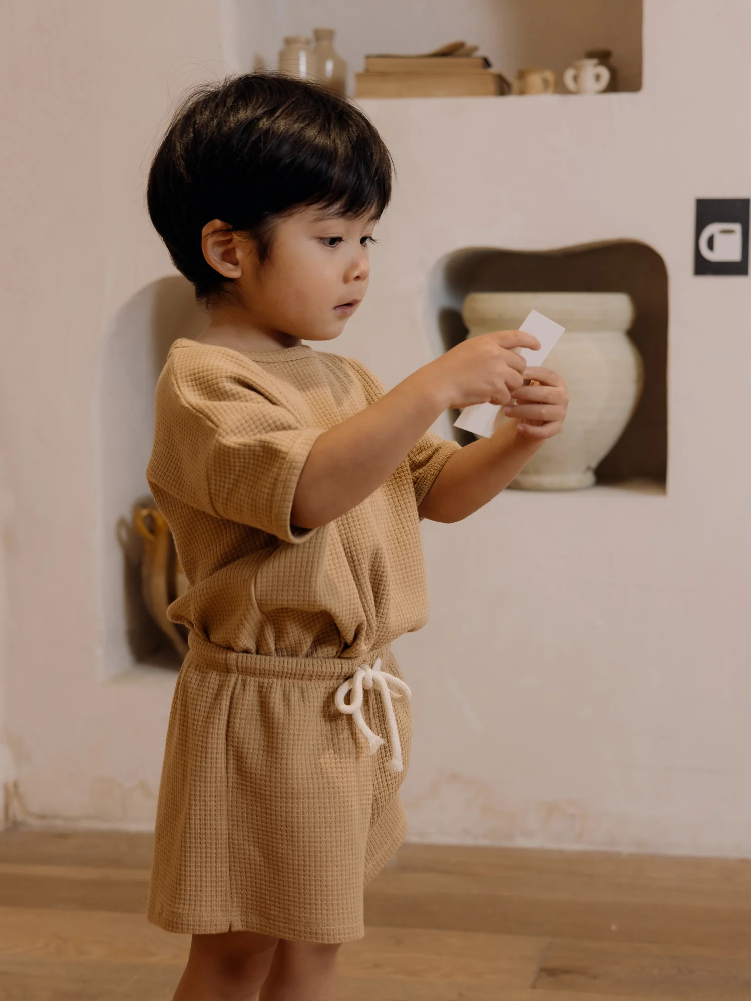Claypot Waffle Boxy T-shirt - Image 5