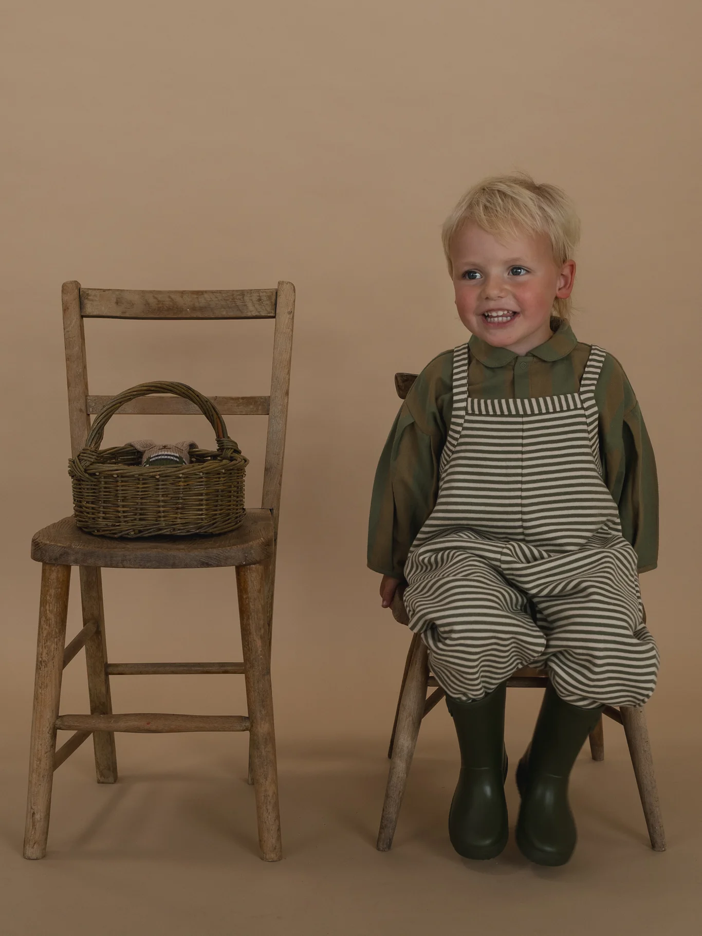 Fern Stripes Dungarees - Image 5
